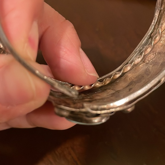 Native American style bracelet Vintage Silver - Picture 5 of 6